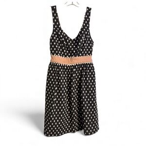 Judith March Polka Dot Sleeveless Dress vintage look M